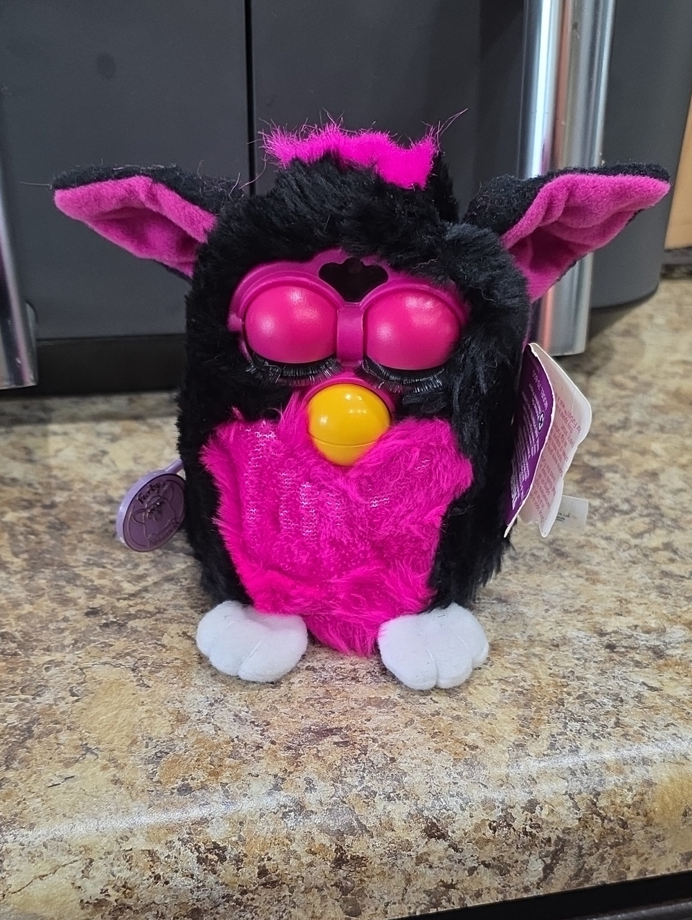 Vintage 1998 Purple & Black Furby